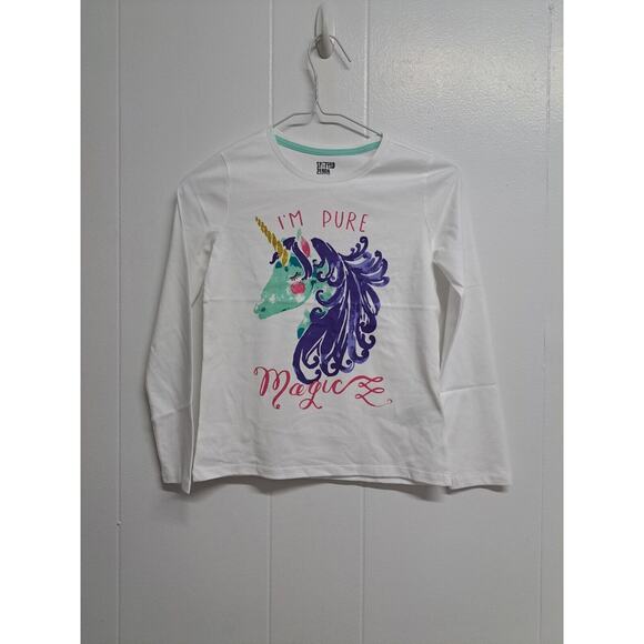 Spotted Zebra Girl's Long-Sleeve T-shirts , Pack‎ Of 5, Magic, Medium (8) - Picture 10 of 15
